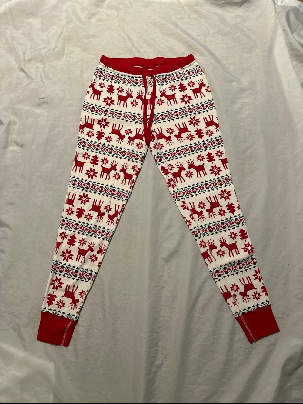 Hanna Andersson Reindeer Pajama Pants M